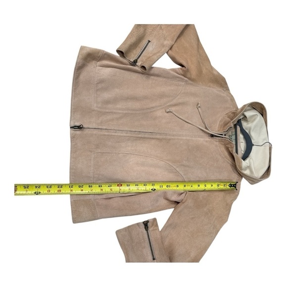 The Territory Ahead Suede Leather Full Zip Hood Jacket Women’s Size M - Picture 8 of 12